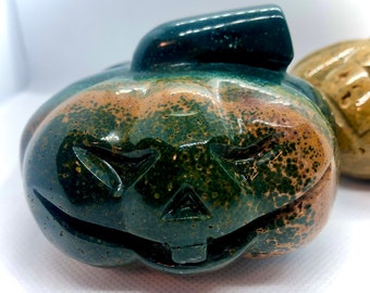 Ocean Jasper Pumpkin Carvings, Ocean Jasper Pumpkins