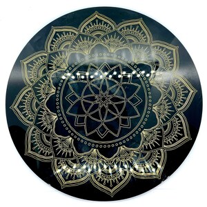 Flower of Life Sacred Geometry, Acrylic Laser Cut Flower of Life Crystal Grid