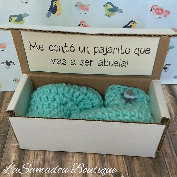 Pregnancy Announcement in Spanish Etsy