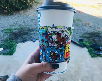 Toy story themed coffee sleeve