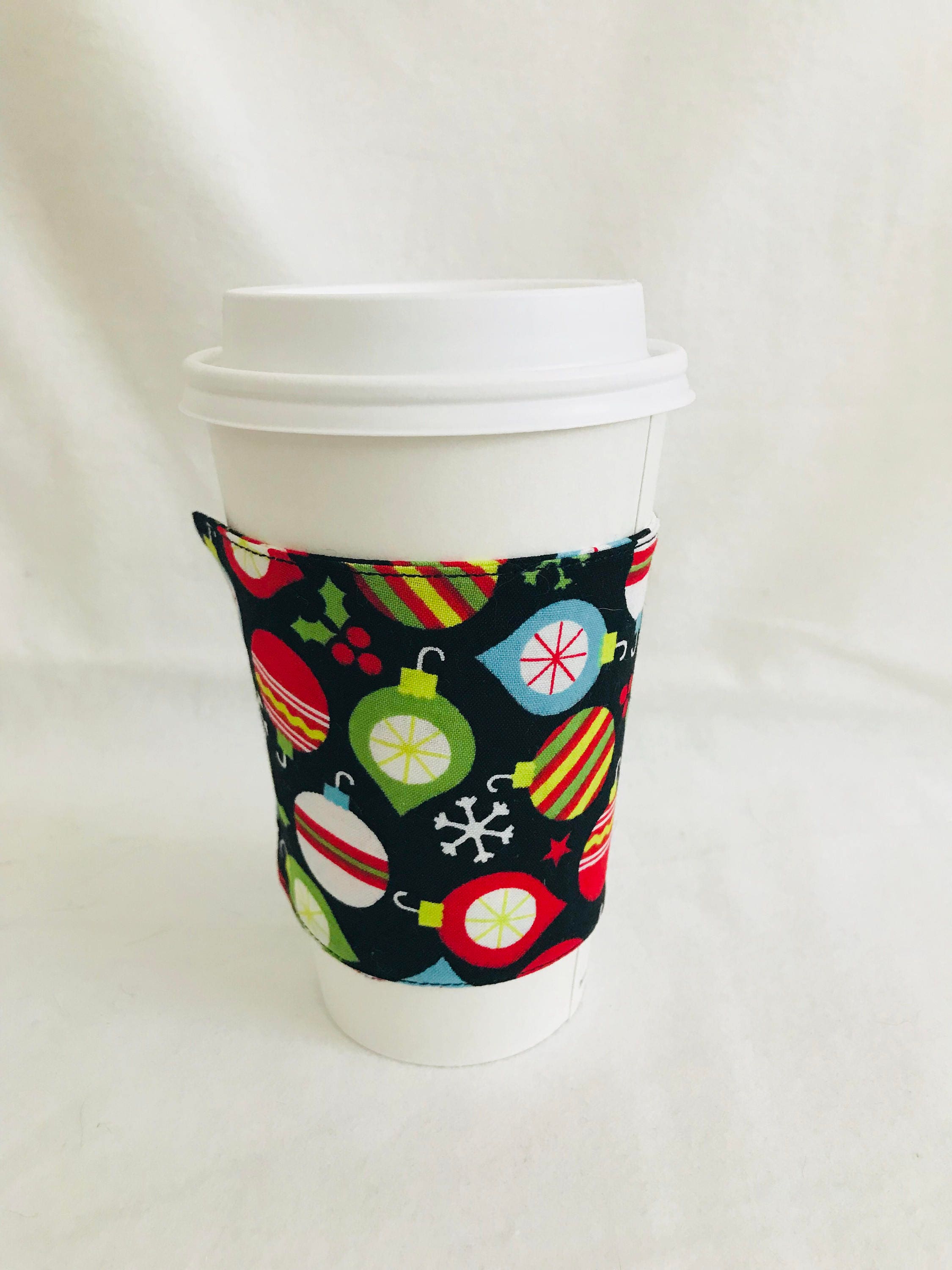 Christmas Ornament Holiday Coffee Cozy Etsy UK