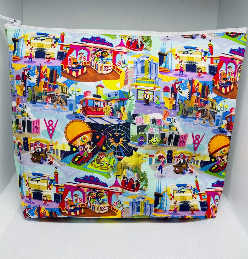 Pixar Pier inspired cosmetic bag image 1