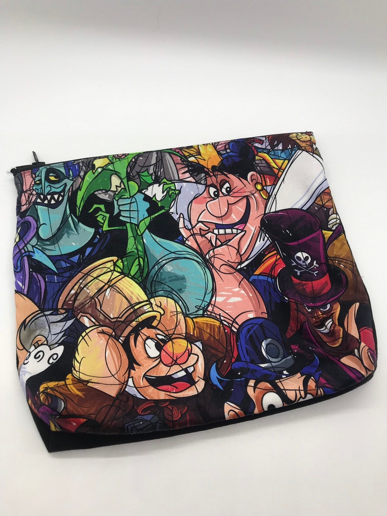 Disney villans cosmetic makeup bag image 1