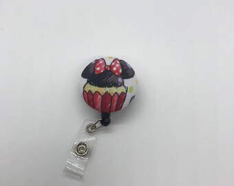 Disney snacks badge reel holder