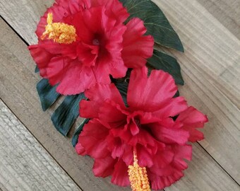 Hibiscus Silk Flowers Etsy
