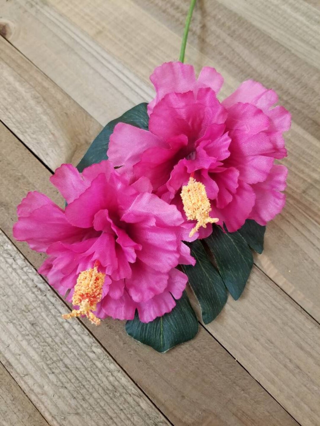 Pink Hibiscus, Fuschia Hibiscus Silk Flowers, Hibiscus Flowers