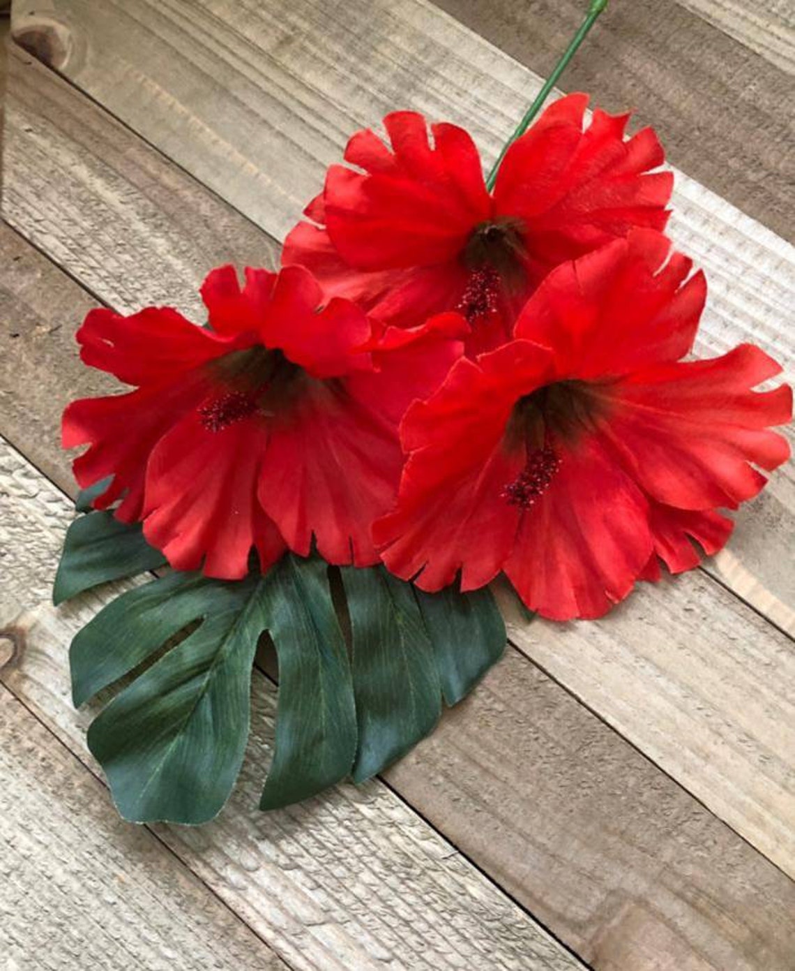 Red hibiscus red hibiscus silk flowers hibiscus flowers Etsy