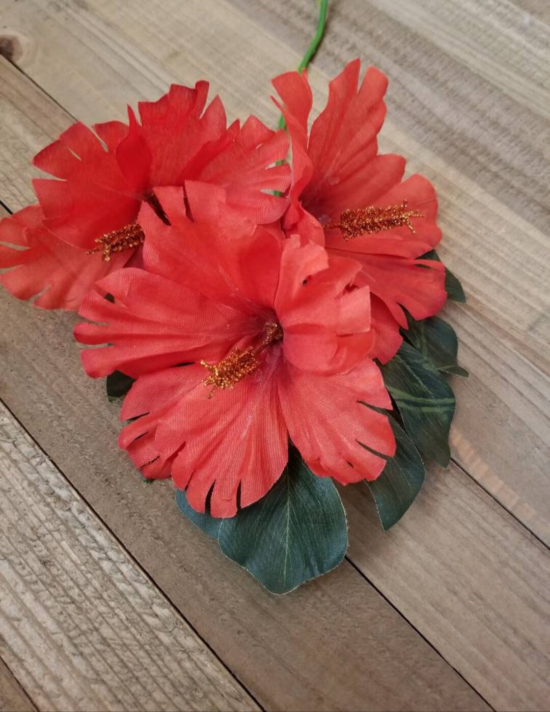 Red Hibiscus Red Hibiscus Silk Flowers Hibiscus Flowers Etsy