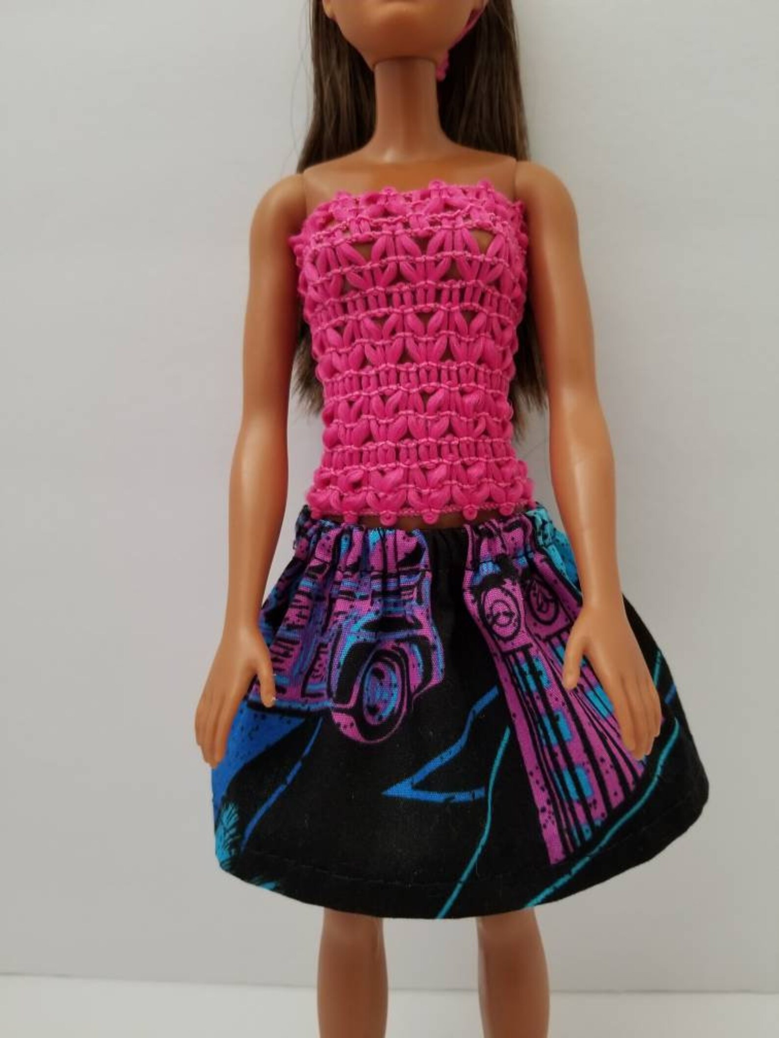 Barbie Hawaiian Outfit 11.5 Inch Doll Dress Barbie Hawaiian Etsy