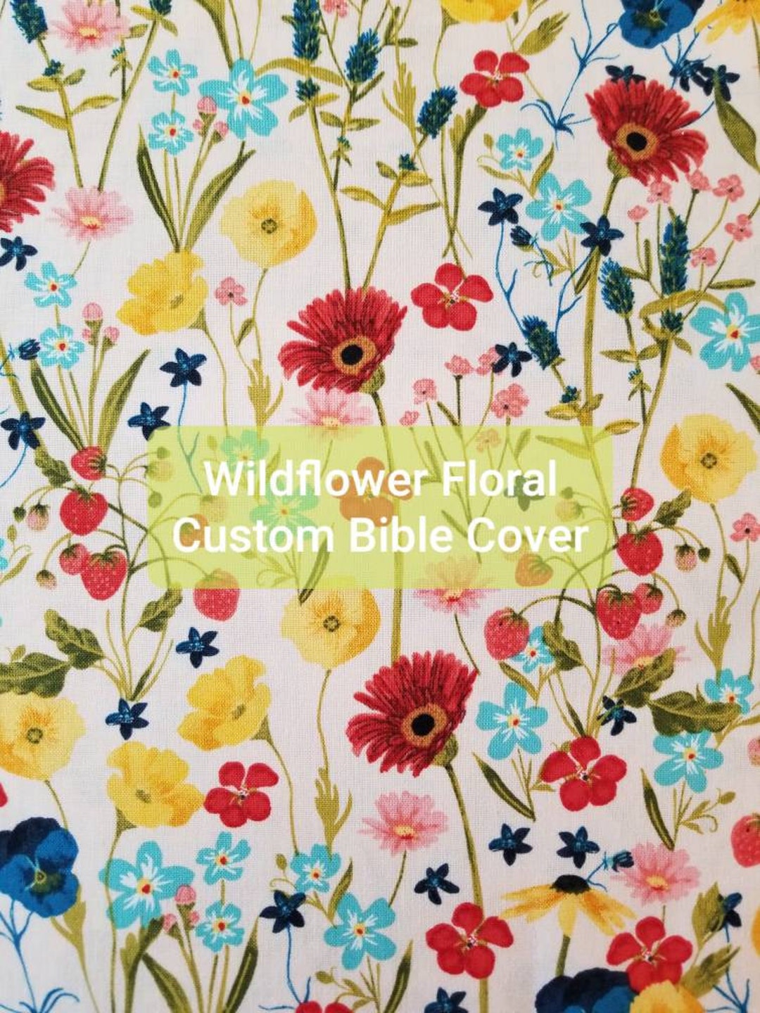 Bible Cover, Adjustable Bible Cover, Fabric Bible Cover, Custom Fitted