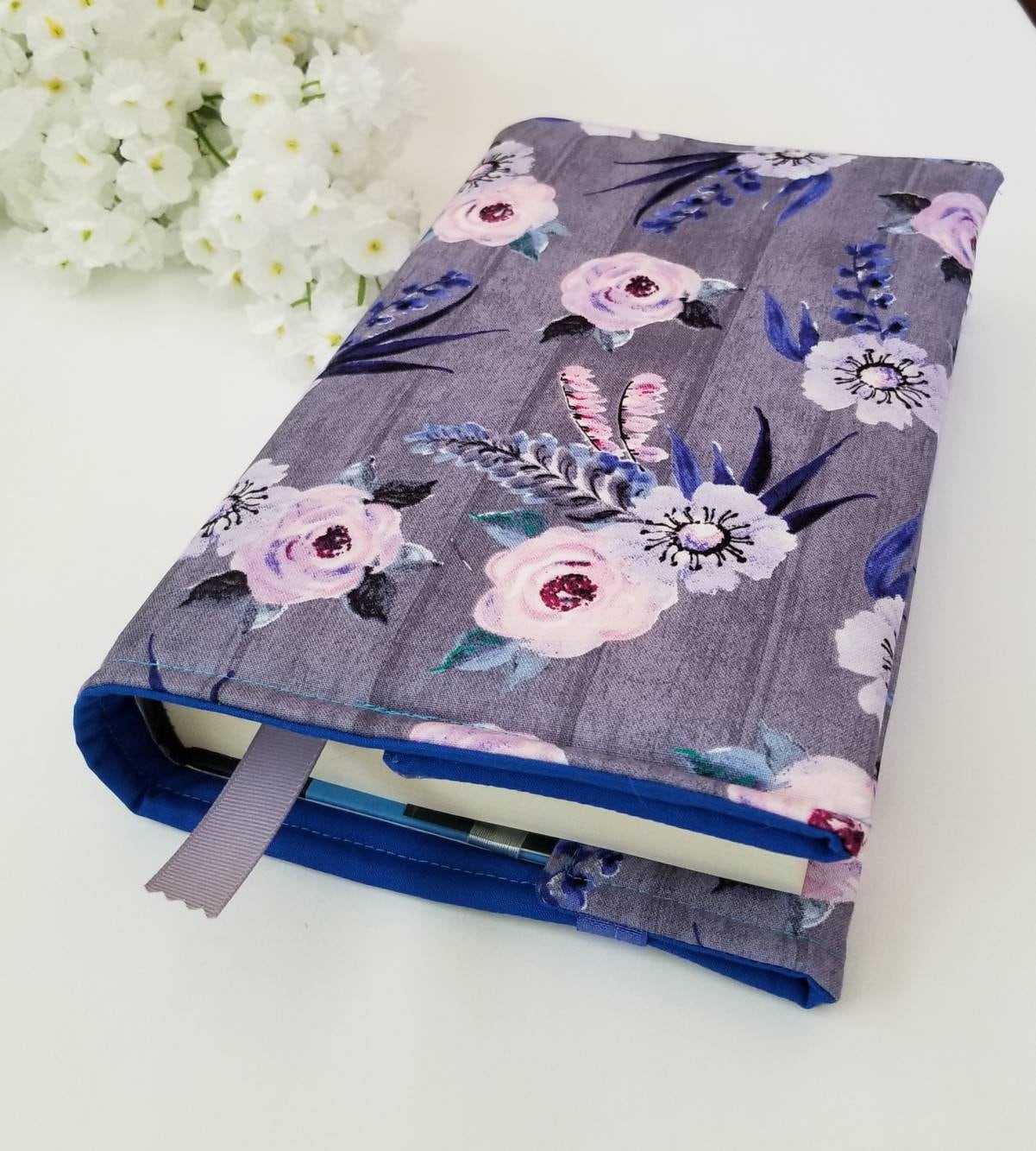 Adjustable book cover adjustable book sleeve fabric book Etsy