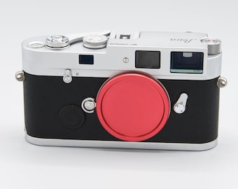 Colored anodized metal Leica M-mount body caps