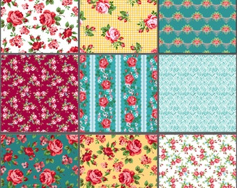 Vintage Floral Bundle Background Designs Downloads Country Decor Farmhouse DIY Decor