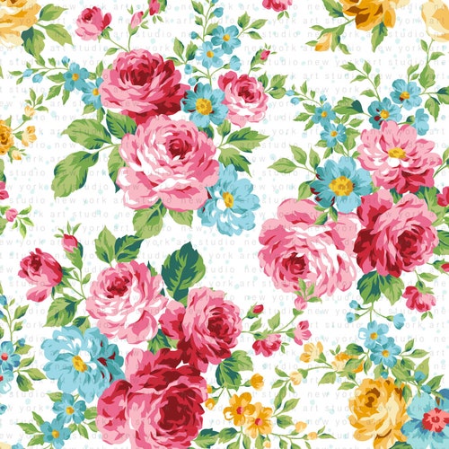 Pioneer Woman Inspired Digital Paper Digital Scrapbook Paper Etsy