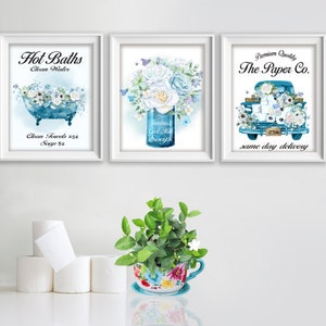 Funny Bathroom Art Prints: Pioneer Woman Style Decor (Digital Download)