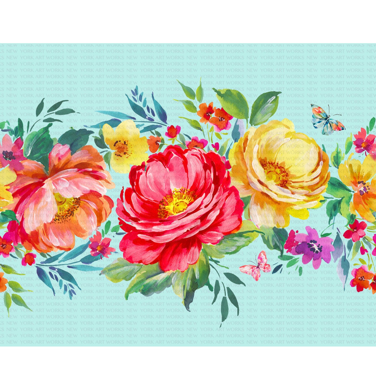 Floral Seamless Digital Paper: Pioneer Woman Style (PNG, JPG) - Etsy
