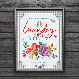 Sweet Romance Laundry Room Wall Art & Sublimation Design PNG JPG Digital Download