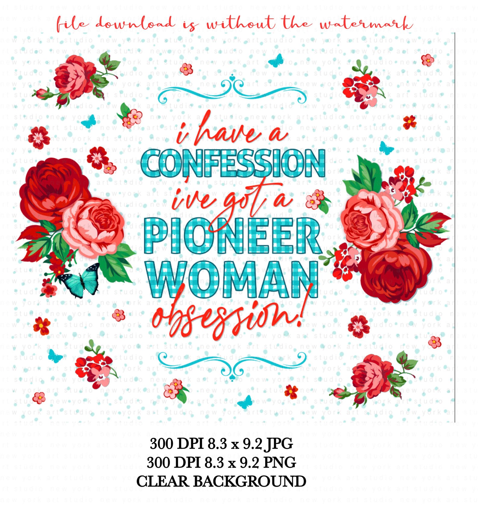 Pioneer Woman Flowers Wall Art & Sublimation Design Pioneer Etsy