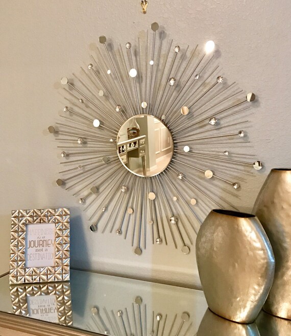Two Glamorous Sunburst Mirrors 29