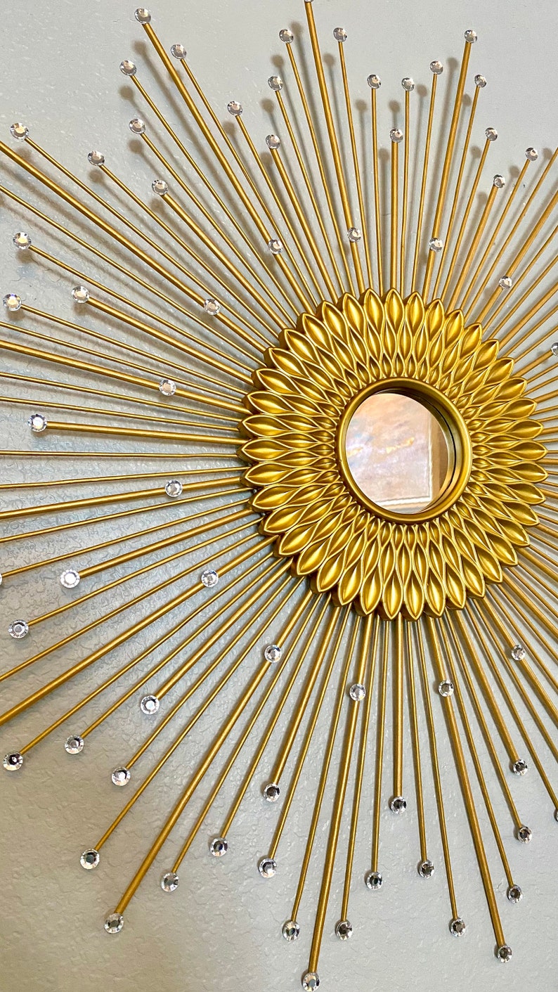30 Decorative Starburst Mirror Etsy