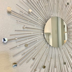 30 Glamorous Sunburst Mirror, Starburst Mirror, Mirror wall decor, Sun mirror, Gold Sunburst mirror, wall decor, home decor image 6