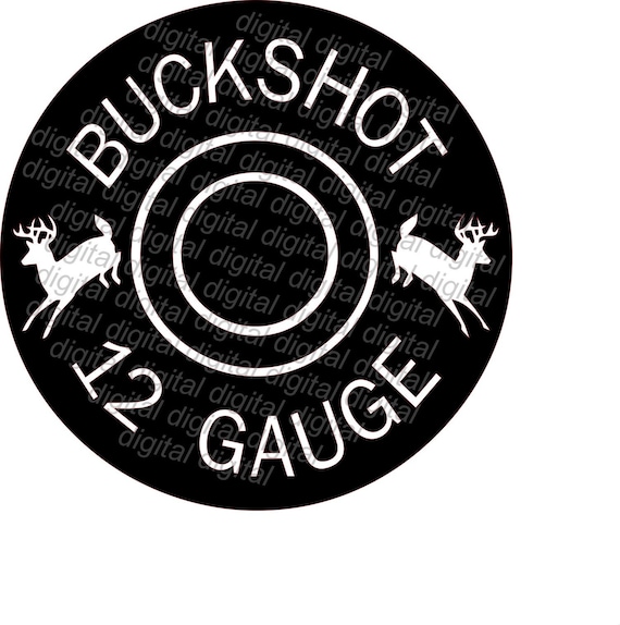 Buckshot 12 Gauge Shotgun Shell Digital Vector svg png jpg | Etsy
