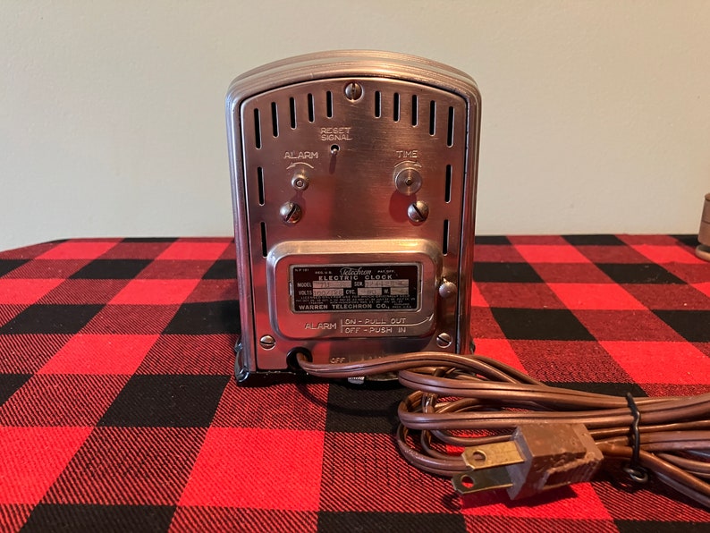 Telechron telalarm Model 711. Alarm Clock Etsy