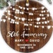 50th Wedding Anniversary - DIY Photo Ceramic Ornament