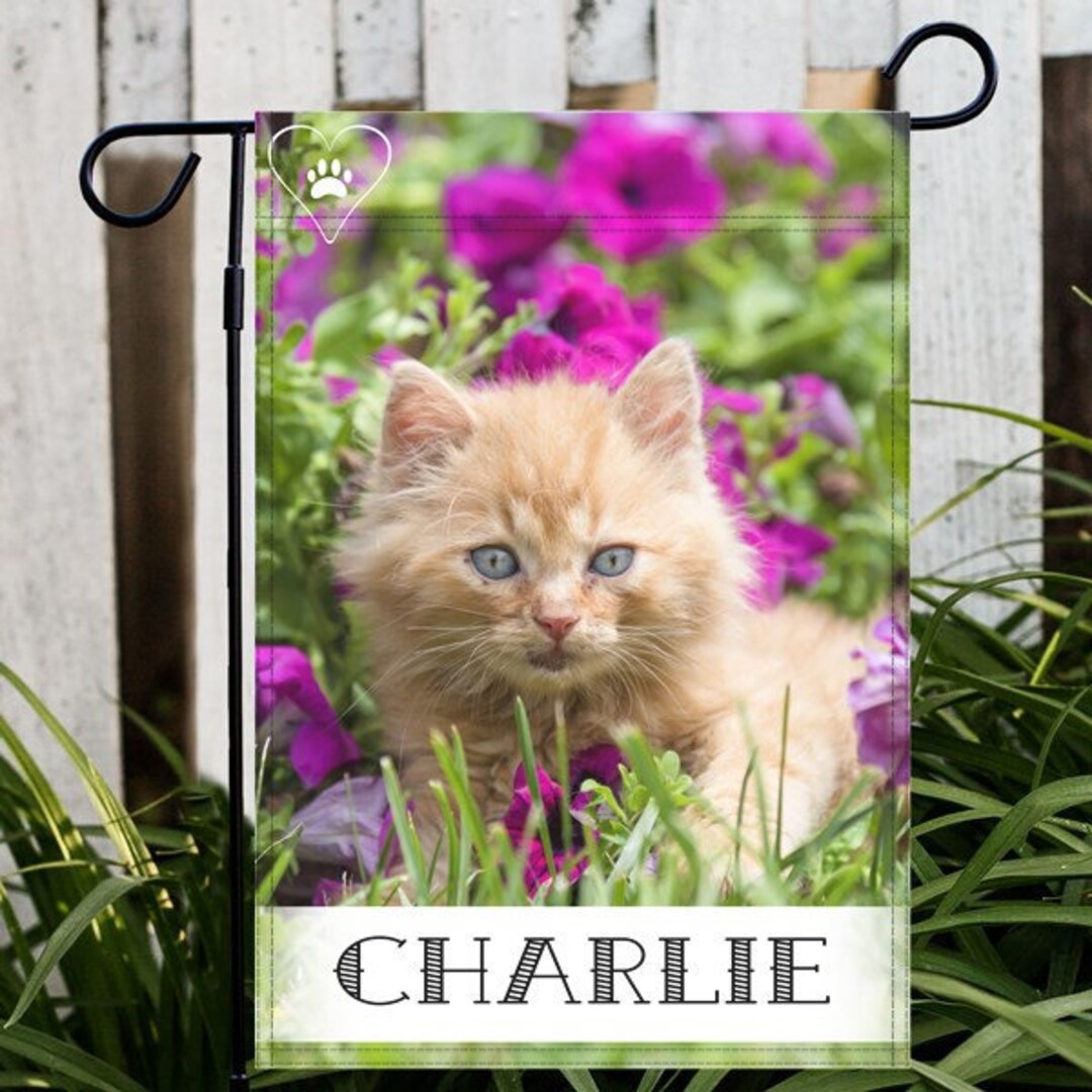 Personalized Pet Flag - Up to 3 Dogs/Cats - Gift Idea For Dog/Cat Lover - Welcome To House main image 0