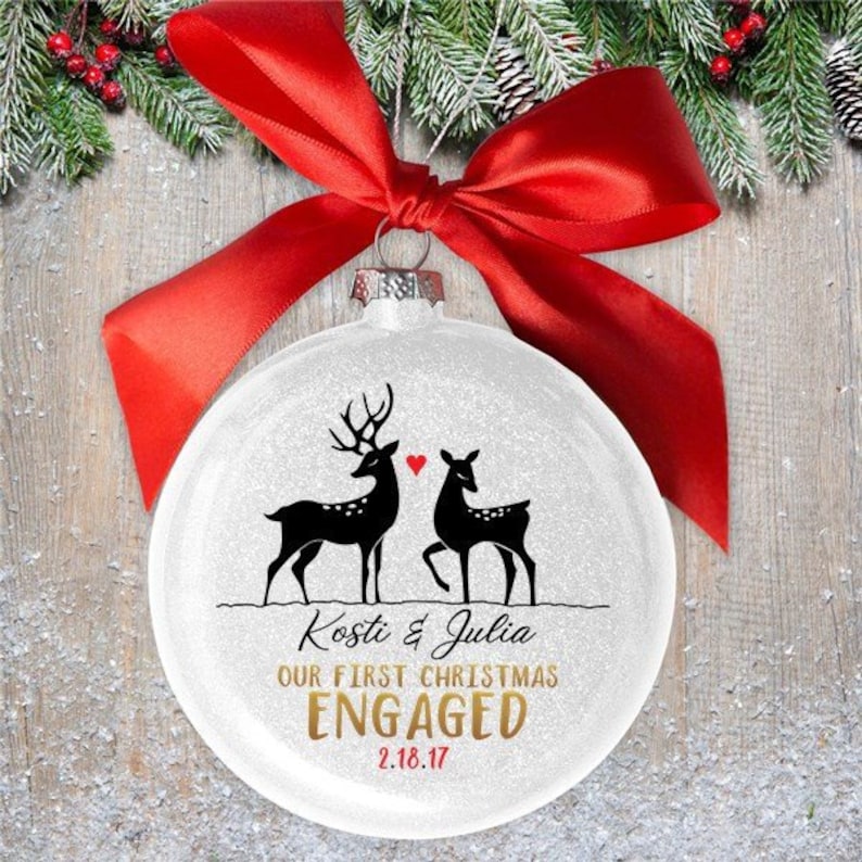 our first christmas engaged