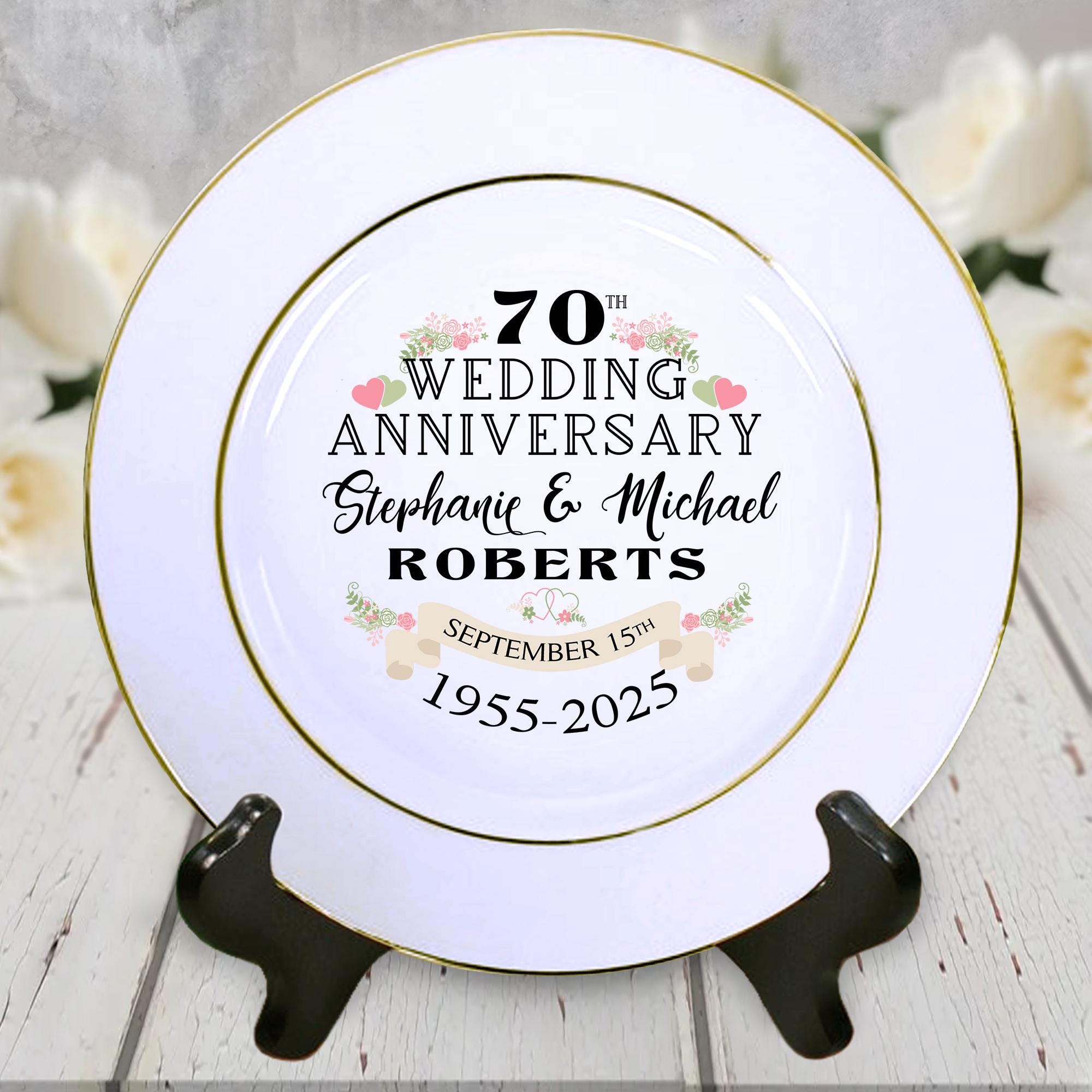 Collectible Anniversary Plate - Etsy