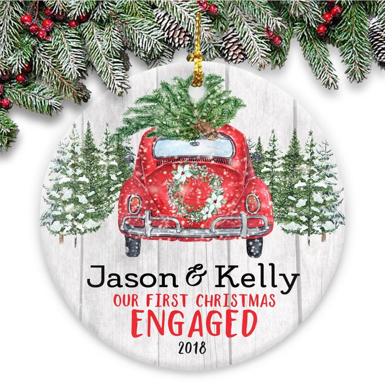 our first christmas engaged