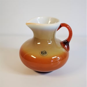 Vintage Handmade Vase / Fabrika Stakla Prokuplje / Yugoslavia / Midcentury
