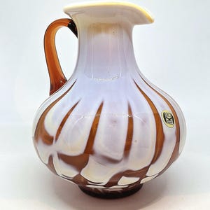 Vintage Handmade Vase / Fabrika Stakla Prokuplje / Yugoslavia / Midcentury
