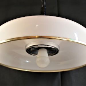 Vintage Pendant Lamp / Guzzini Harvey / Meblo / Space Age