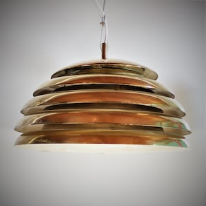 Vintage Pendant Lamp / Sijaj Hrastnik / Space Age