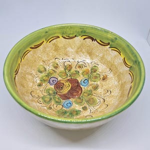 Italian Vintage Ceramic Bowl / Deruta / Italy