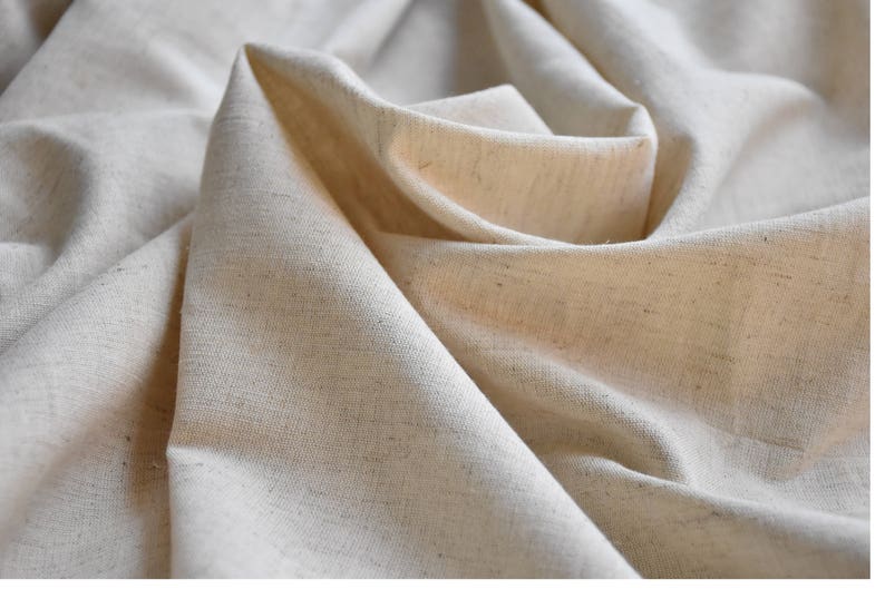 Organic Linen cotton curtain Blackout lining available on Etsy