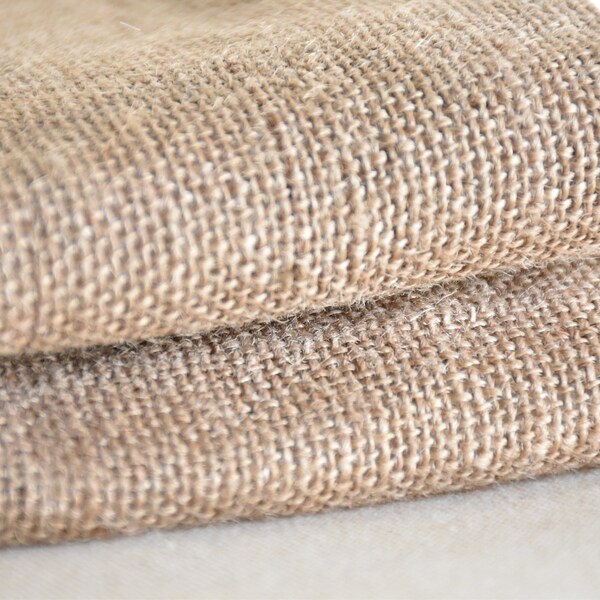 52 inches Burlap Curtains - Blackout lining available - Custom size available - More colors available