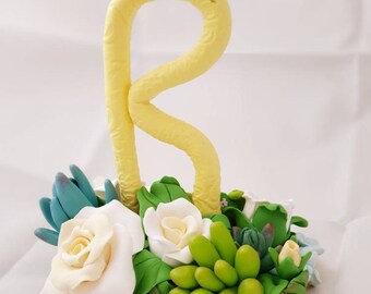 Cake topper, letter cake topper, birthday cake topper, customizable cake topper