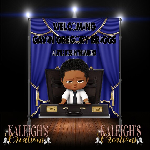 black boss baby decorations for baby shower