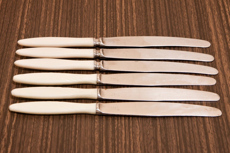 Old Silverware Ivory Cutlery Bakelite Handle Ivory Handle Etsy