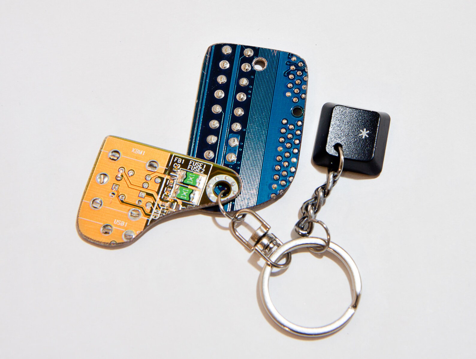 Guys Keychain Circuit Board Cool Keyrings Techie Gifts Geeky Etsy
