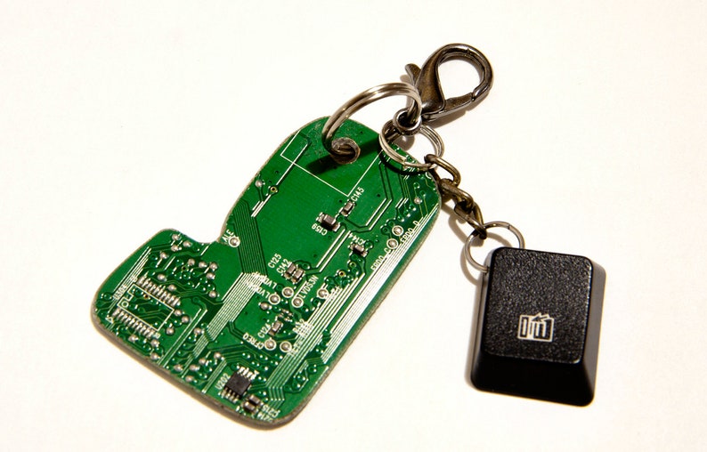 Cpu Keychain Cool Keychains Pc Gamer Gift Geek Keychain Etsy