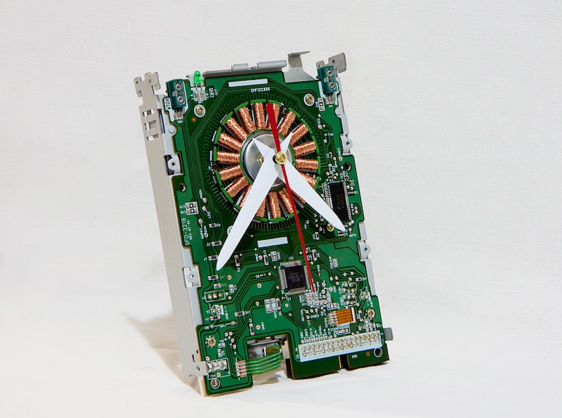 Computer clock Modern desk clock Living room clock Modern | Etsy