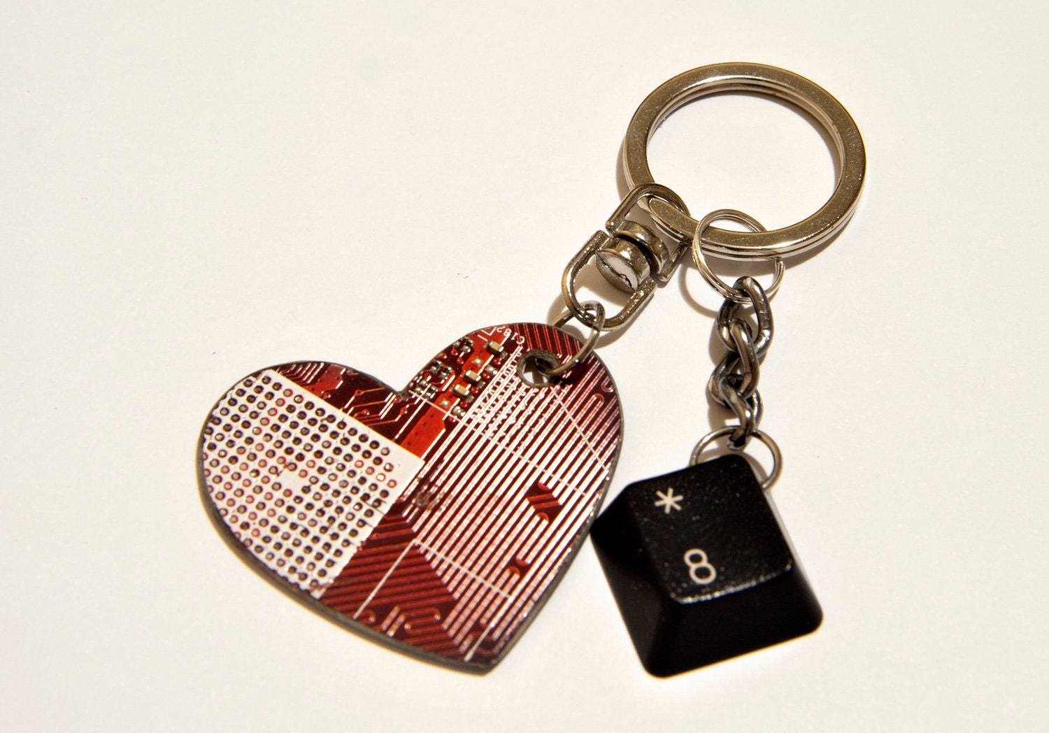 i love my girlfriend keyring