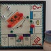 Monopoly Board Clock, Battery Operated Clock, Handmade Clock, Actual Monopoly Board, Pass Go, Game Room, Man Cave, Family Game Night