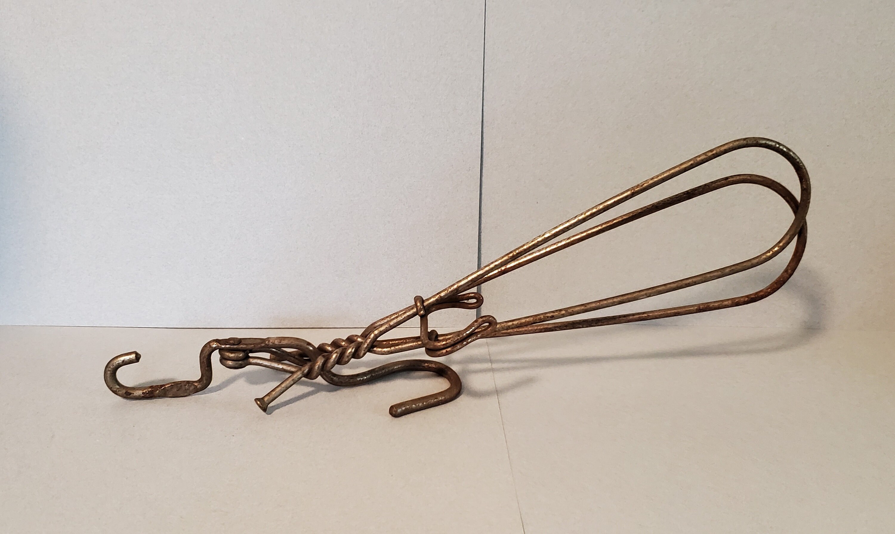 Vintage Folding Clothes Hanger, Antique Traveling Hanger