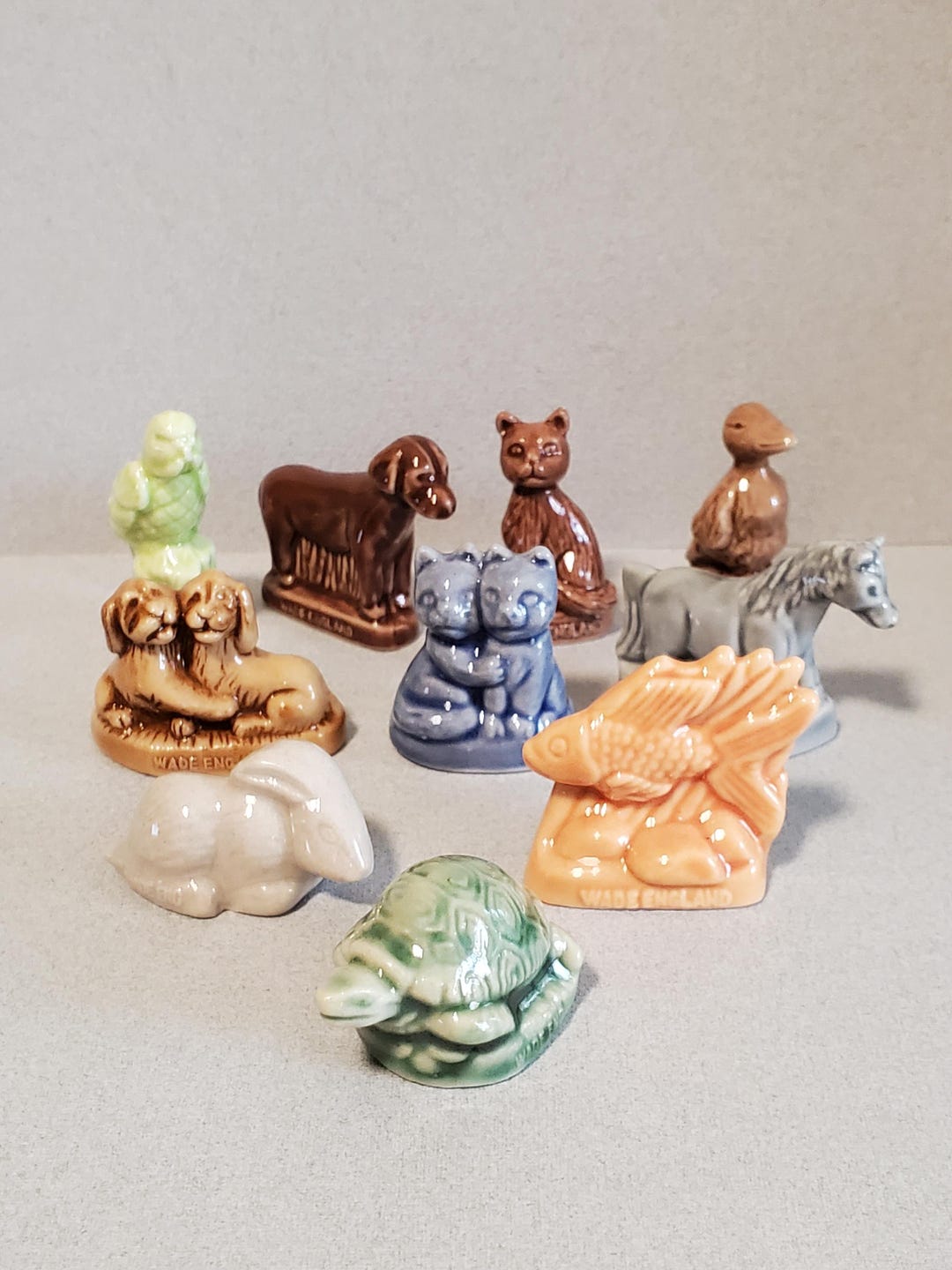 WADE社 イギリス 動物 フィギュリン Whimsies 26個 ヴィンテージ WADE