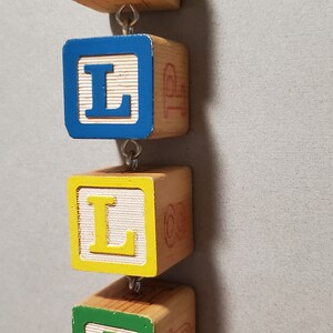 Custom Name Block Ornament, Custom Christmas Tree Ornament, Baby's ...